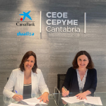 Renovado el convenio entre CEOE CEPYME Cantabria y Caixabank Dualiza para impulsar la FP Dual