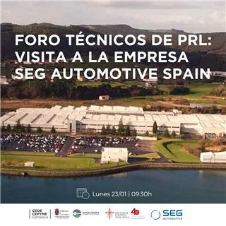 SEG Automotive acoge la primera visita del Foro para técnicos de PRL 