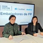 CEOE Cepyme y CaixaBank Dualiza renuevan su convenio de colaboración para continuar impulsando la FP en Cantabria